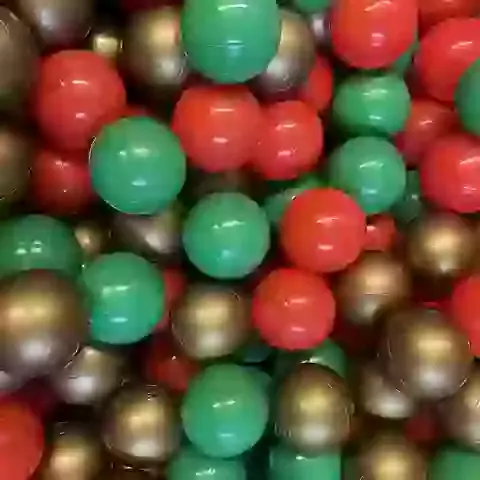 200 Extra Ball Pit Balls 7cm - Christmas Theme